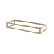 Steelite 7364MW333 Display Riser, 21.9" L x 7.4" W x 3" H, Beige Metal, 20"-29" Width, 4" Height 1 image