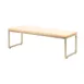 Steelite 7364MW334 Rectangle Display Riser, Champagne Beige Metal, 21.875" x 7.375" x 6.0", Pivot 2 image