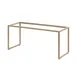 Steelite 7364MW335 Rectangle Display Riser, Champagne Beige Metal, 21.875" x 7.375" x 9" 1 image