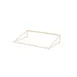 Steelite 7365MW340 Ivory Metal Rectangle Angled Display Riser, 13.875" x 21.875" x 4.5", Height 4" 1 image