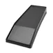 Steelite DFMR30617 Meat Riser, 30" x 6" x 3.5" Rectangular Black ABS Plastic Display Stand - 4/Case 1 image
