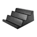 Steelite DFMRB2425317 3‑Tier Rectangular Riser, 24" x 25" x 12", Black ABS Plastic, Cutout - 4/Case 1 image