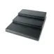 Steelite DFSU2430317 - 3‑Tier Riser, 24" W x 30" D x 4½" H, Black ABS Plastic, 3 Steps - 2/Case 1 image