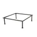 Steelite DW073112124BK Square Riser, 12" x 12" x 4" Black 18/10 Stainless Steel Base, Tile Style 1 image