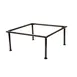 Steelite DW073112126BK Square Riser 12" W x 12" D x 6" H Black 18/10 Stainless Steel Base 1 image