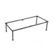 Steelite DW073124113BK Rect. Display Riser, 24" W x 11" D x 3" H, Black 18/10 Stainless Steel Base 1 image