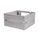 Steelite DWFB116WDGW - Buffet Riser, 11" W x 11" D x 6" H Wood, Square Grays, 10"-19" W/D, 5"-8" H 1 image
