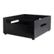 Steelite DWFB15136BK Fusion Buffet Riser, 15" W x 13" D x 6" H, 18/10 Stainless Steel, Black 1 image