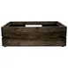 Steelite DWFB20127WDAG Display Riser, 23"W×15"D×7.25"H, Gray Wood, 20"-29"W, 5"-8"H, 10"-19"D 1 image