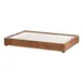 Steelite DWFB21132WDT GN Riser, Rectangular Wood, Natural Teak, 20"-29"W, 10"-19"D, Up to 4"H 2 image