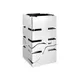 Steelite DWFB612 Display Riser, 6"W x 6"D x 12"H, 18/10 Stainless Steel, 12"-16" H, 9" W/D 1 image
