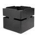 Steelite DWFB66BKN - 6"W x 6"D x 6"H Display Riser, 18/10 Stainless Steel, Black Finish 1 image