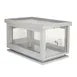 Steelite DWFBWDBDGW Bakery Box, 14-1/4" x 8-1/2" x 8-1/2" H, Acrylic Drawer, Wood, Gray Wash Finish 1 image