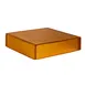 Steelite KMK1006TG - Square Tangerine Resin Riser, 12" L x 12" W x 3" H, Flip Box, 1-2 Step 1 image