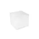 Steelite KMK2534SH White Resin Display Riser Box, 6" L x 6" W x 6" H, Flip‑Open, 1-2 Step - 2/Case 1 image