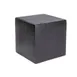 Steelite KMK2535ES Resin Black Cube Riser/Box, 8"L x 8"W x 8"H Square, Flip‑Open, 2/Case 1 image