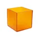 Steelite KMK2535TG - 8" Resin Riser/Box, Tangerine Orange, 8" L x 8" W x 8" H, Square 5"-8" - 2/Case 1 image