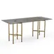 Steelite MGCCVG01GBXX Mogogo Buffet Solutions Clix Table, 72" x 30" x 30"H, Rectangular, Grey Slate BHP Laminate 1 image