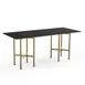 Steelite MGCCVG01MBXX Mogogo Buffet Solutions Clix Table, 72" x 30" x 30"H, Rectangular, Nero Marquina Marble BHP Laminate 1 image