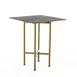 Steelite MGCCYS01GBXX Mogogo Buffet Solutions Clix Table, 30" Square, 36"H, Grey Slate BHP Laminate Top 1 image