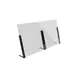 Steelite MGCDVO03CSAC Double‑Wide Sneeze Guard, 70" x 35½", 4‑Leg Stainless Steel Frame, Single‑Sided 1 image