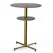 Steelite MGCP MGCPBR02GBCPBR02 Bar Height Table, Round, 30in Diameter, Grey Slate Finish, 42.5in Height 1 image