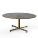 Steelite MGCPFV01GBXX Mogogo Buffet Solutions Polo Coffee Table, 42.5x30x18, Oval, Grey Slate BHP Laminate Top with Bamboo Core, Brushed Brass 1 image