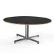 Steelite MGCPFV01MSXX Mogogo Buffet Solutions Polo Coffee Table, 42.5x30x18, Oval Nero Marquina Marble BHP Laminate Top 1 image