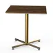 Steelite MGCPRS01WBXX 30x30 Square Bistro Table, 29H, Bengali Mango Wood BHP Laminate Top 1 image