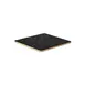 Steelite MGSPOLHB0201 Square Nero Marquina Marble BHP Laminate Table Top, 18" x 18", Bamboo Core 1 image