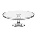 Steelite P95117 Glass Display Stand, 12.75" x 11.75" Plate, 5-6" Height, Dishwasher Safe - 2/Case 1 image