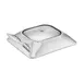 Steelite WLWI35L Chafer Lid, 4-Quart Rectangular Glass Cover for Idol WI35LGL, Clear Finish 1 image