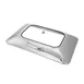 Steelite WLWI9L 8-Quart Glass Chafer Lid, 22"¼ X 11"½ X 6"¼, Idol WI9LGL Compatible 1 image