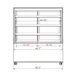 Marchia MBT48-ST 48" Refrigerated Bakery Display Case 5 image