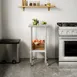 Flash Furniture NH-WT-2418-CAS-GG 60" Open Base Work Table w/ Undershelf & Casters - without Backsplash 2 image