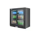 Omcan USA 48791 Refrigerated Back Bar Cooler, 36" x 20" Black, 7.5 cu ft, Lockable Door, R600a, 115V 1 image