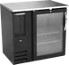 Beverage Air BBN36HC-FG-B Back Bar Cooler, 36"W x 26-3/8"D x 34"H, 8.43 cu ft, Black Glass Door,R290 1 image