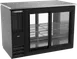 Beverage Air BBN48HC-F-GS-PT-B Pass‑Thru Cooler 48×27‑7/8×34" 12.6cu Blk 4 Doors 1/2‑Barrel Keg R290 1 image