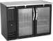 Beverage Air BBN48HC-FG-B Bar Cooler 48"W X 26-3/8"D X 34"H 12.56 Cu Ft Black Glass Doors LED R290 1 image