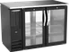 Beverage Air BBN48HC-FG-PT-B Cooler, 48"W x 26-1/8"D x 34"H, 12.56 Cu Ft, 4 Glass Doors, Black, R290 1 image
