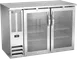 Beverage Air BBN48HC-FG-S Bar Cooler, 48"W x 26-3/8"D x 34"H, 12.56 cu ft, 2 Glass Doors, 1/4 HP 115V 1 image