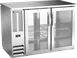 Beverage Air BBN48HC-G-PT-S Pass-Thru Cooler, 48"W x 30"D, 12.6 cu ft, 4-Glass Doors, LED, R290, 115V 1 image