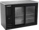 Beverage Air BBN48HC-GS-B Cooler, 48" W x 25-1/4" D x 34" H, 12.56 cu ft, Blk Stainless Glass Doors 1 image