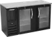 Beverage Air BBN58HC-FG-B Cooler, 58" W x 26-3/8" D x 34" H, 14.8 Cu Ft, 2 Doors, Black R290 NSF-7 1 image