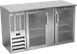Beverage Air BBN58HC-FG-S Back Bar Cooler 58\" W X 34\" H, 17.8 Cu Ft, 2 Doors, Front R290 Refrigerant 1 image
