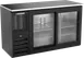 Beverage Air BBN58HC-GS-B Cooler, 58" W x 34" H, 14.8 Cu Ft, Black, Sliding Doors, R290, 1/3 HP 115V 1 image