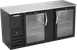 Beverage Air BBN68HC-G-B Cooler 68" W X 26-3/8" D X 34" H 18.24 Cu Ft Black Glass Doors R290 1/3 HP 1 image