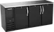 Beverage Air BBN72HC-B Back Bar Cooler, 72"W×26-3/8"D×34"H, 19.6 Cu Ft, 3 Doors, BlackR290 1/3HP115V 1 image