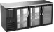 Beverage Air BBN72HC-F-GS-PT-B Pass-Thru Cooler, 72"W x 28"D x 34"H, 19.6cuft, SS Top, 6 Doors, LED 1 image