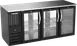 Beverage Air BBN72HC-FG-PT-B Cooler, 72" W x 27-7/8" D x 34" H, 19.6 cu ft, 6 Doors, Black Top, R290 1 image